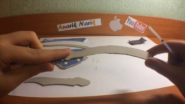 Как сделать НОЖ-БАБОЧКУ из CS:GO своими руками? Butterfly knife? смотреть онлайн