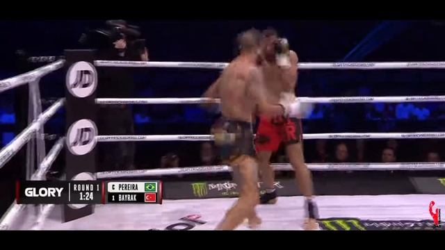 Alex "Po Atan" Pereira — Last Fight Highlights | Glory 74 | Knockout Алекс Перейра — Эртугрул Байра