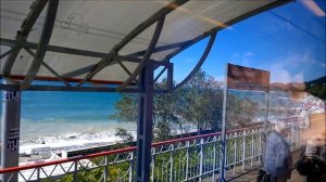 От Дагомыса до Сочи на электропоезде Ласточка  30 сентября 2016 года.