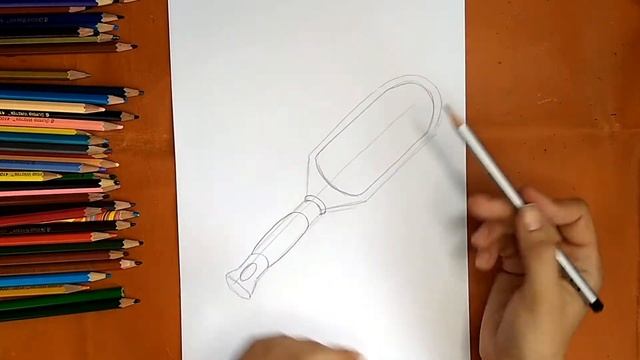 Как нарисовать расческу. Онлайн-школа рисования "Малевашки"