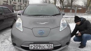 Перегонка 6 палочного Nissan Leaf c Ачинска в Красноярск