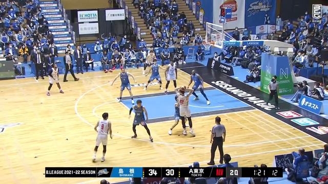 [Game Highlights]  Shimane Susanoo Magic vs  Alvark Tokyo | November 13 | B.LEAGUE 2021-22 Season