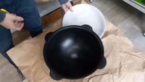 Настоящий чугунный узбекский казан 10 л произв  Наманган