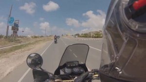 Africa Twin 750 xrv pafos ride4. Koukou ao. Vtwin engine. Adventure bike.