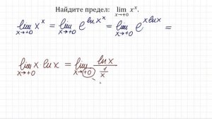 Найдите предел: lim(x^x) ★ Демидович #1342 ★ Предел функции