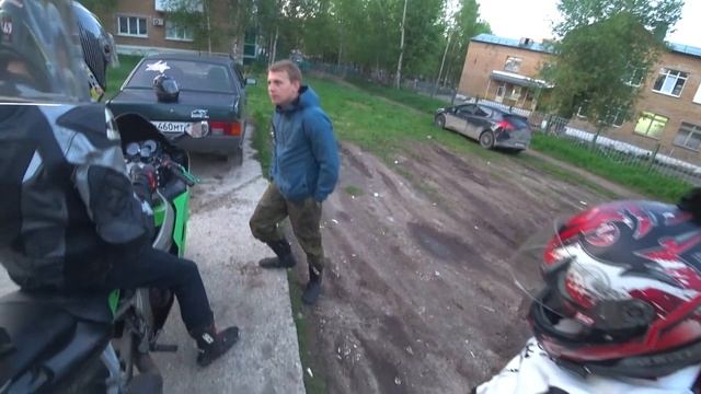 МотоПокатушки#4 Поймал скользячку на Kawasaki ZX-6R