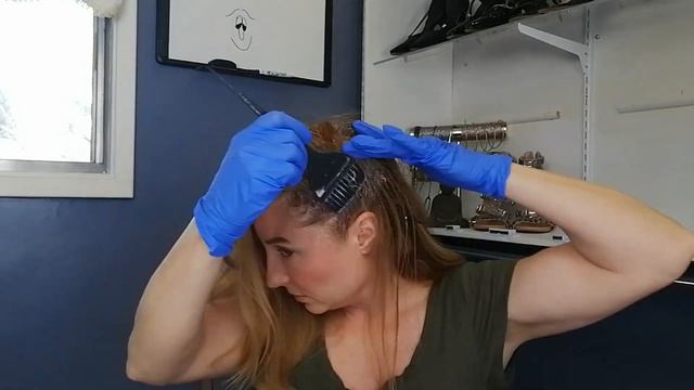 How to Color Grey Roots at Home | Using Drugstore Hair Color смотреть онлайн