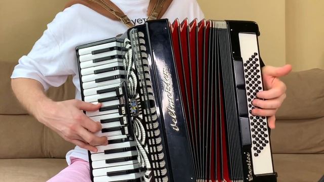 АМУРСКИЙ ВАЛЬС - песня про Комсомольск - ВИА Самоцветы - на Аккордеоне баяне ноты смотреть онлайн