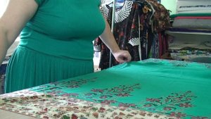 Пошив летнего платья из купонной ткани видео 1