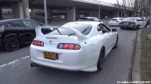 Toyota Supra mk4 w/Custom Exhaust | Revs , sounds Details , ...