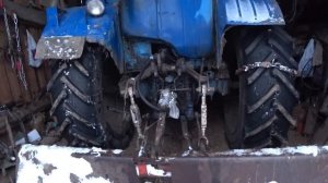 Вытаскиваем сено 3 день вывозки. Мтз-50.