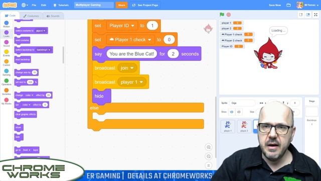 Code a Multiplayer Game in Scratch