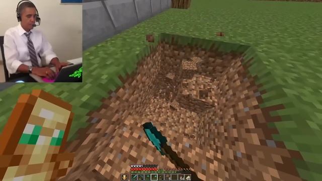 US Presidents Play Minecraft 1-20 смотреть онлайн