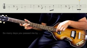 Bass TAB : Please Mister Postman - The Beatles