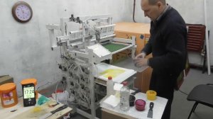 Печать пакетов ПВД шелкографией на 3/4 автоматической линии