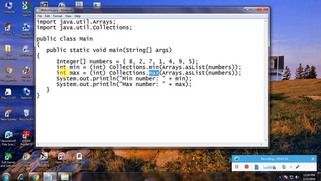 Write A Java Program To Search The Minimum And The Maximum Element In An Array 6 смотреть онлайн