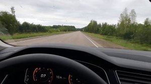 Новый Тигуан 2021. Как ведёт себя " адаптивное ведение по полосе ".