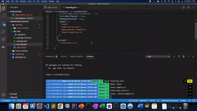 #3 Create your first script with WebdriverIO смотреть онлайн