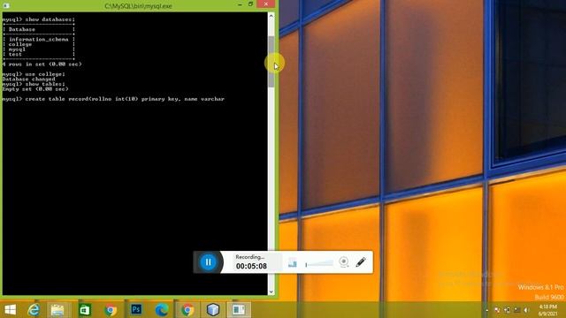 3 How to Used MySQL Server & Make a First Database  & Table  in Hindi/Urdu | Free MySQl  Full Cours