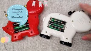 ОБЗОР МУЗЫКАЛЬНЫХ ИГРУШЕК- КОРОВКА ВЕСЕЛУШКА И ДИНОЗАВРИК.АЗБУКВАРИК.