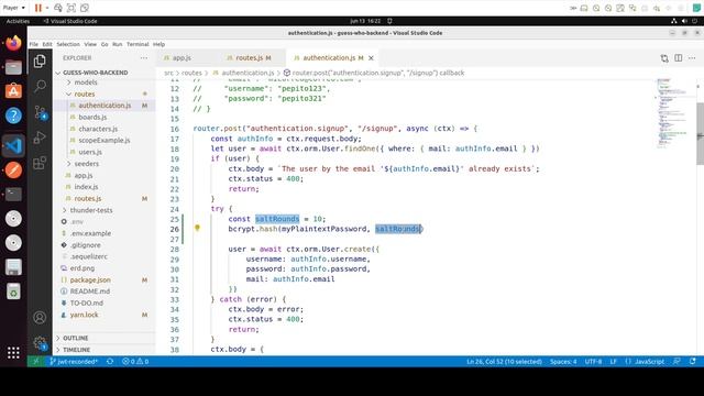 Cápsula 8 Anexo - Bcrypt para hashear contraseñas смотреть онлайн