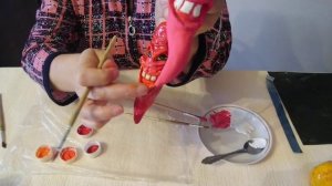 Превращаем вату в керамику. Мастер класс. Перец.mp4