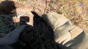 Разминирование освобожденных территорий сводным отрядом разминирования ИВ-