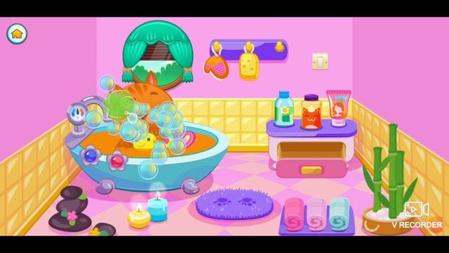Мультик. КОТИК БУБУ #2. Играем с котиком БУБУ. Купаемся в салоне красоты. смотреть онлайн