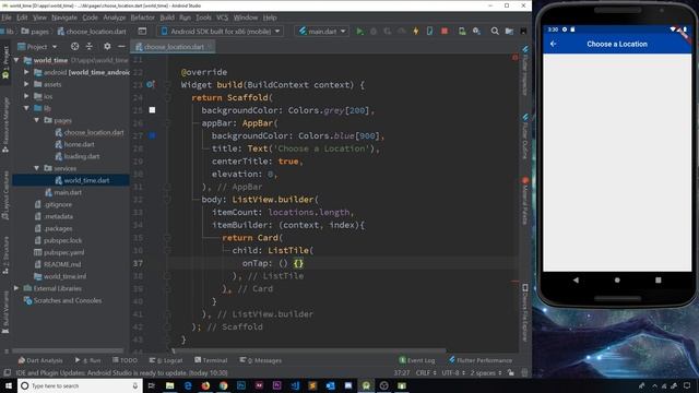 Flutter Tutorial for Beginners #34 - List View Builder