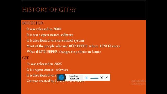 History of git | git history | git basics смотреть онлайн