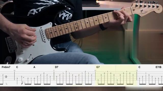 How To Play Nobody Knows You When You're Down And Out By Eric Clapton Intro x Rhythm With Tabs (