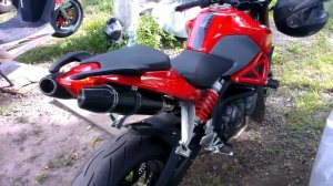 Прямоток на Stels Benelli 600