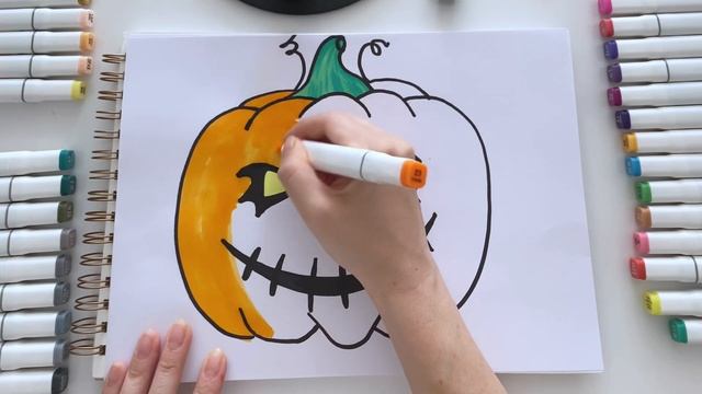 Unleash Your Creativity: Step-by-Step Pumpkin Drawing Tutorial! смотреть онлайн