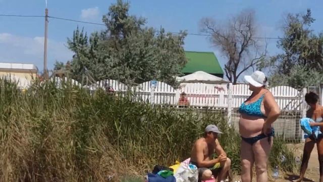 Грязевое озеро в Голубицкой. Азовское море. смотреть онлайн