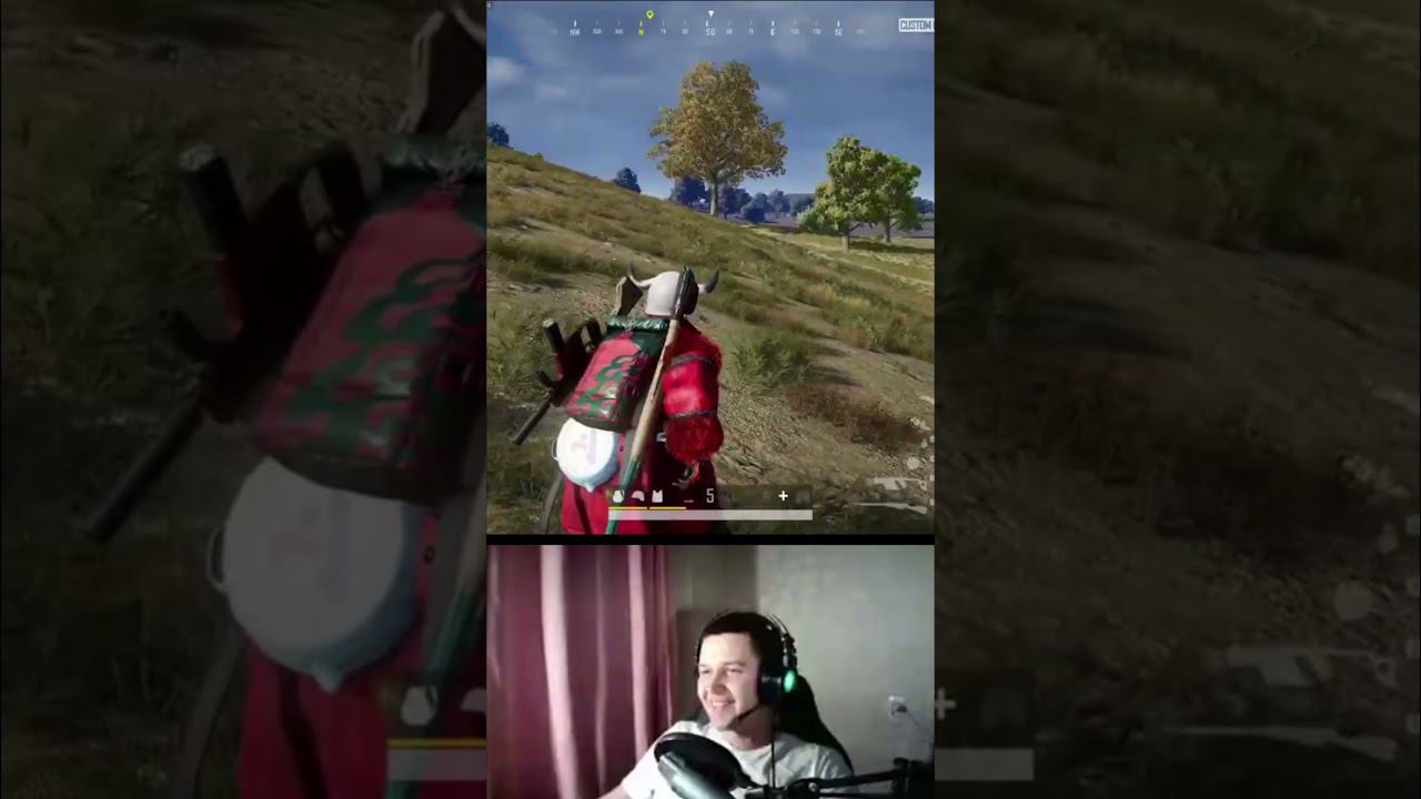 Попал в голову машиниста :) Момент из стрима по PUBG #pubg #shorts #рекомендации смотреть онлайн