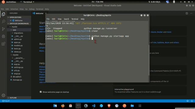 sample project in django | Tamil | tutorial 3