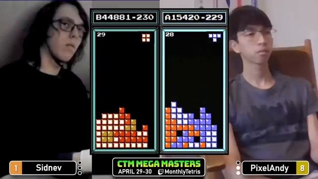 A GRAND OPENER! TOP 8! Classic Tetris Mega Masters Championship 2023: Sidnev, Andy смотреть онлайн