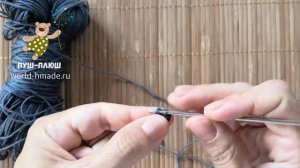 ? Белочка Рита крючком. Часть 4. Вязание хвостика и лапок-ручек.