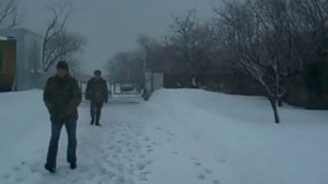 Остров ИТУРУП. ЗИМА В ПОСЁЛКЕ ГОРЯЧИЕ КЛЮЧИ