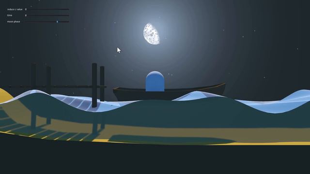 Godot Night Scene Shader - Procedurally generated Moon and Stars смотреть онлайн