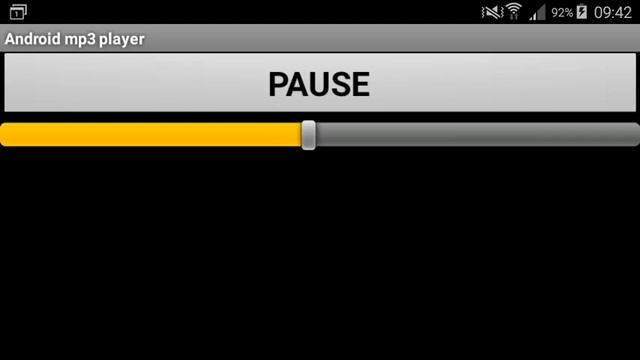 Simple Android mp3 media player example смотреть онлайн