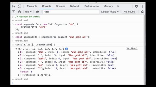 Js: Tips and Tricks - Intl Segmenter