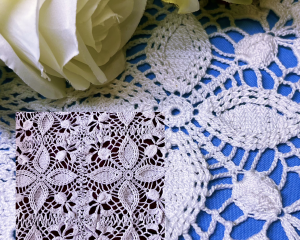 Мотив, салфетка, шаль, полотно- и все это вязаный квадрат "коробочки мака"#crochet #вязаниекрючком