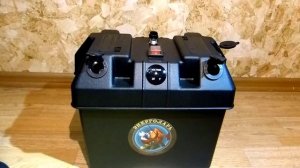 Ящик бокс для аккумулятора на природу (зарядка, питание) "Стандарт"