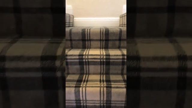 Tartan fitted stairs and landing