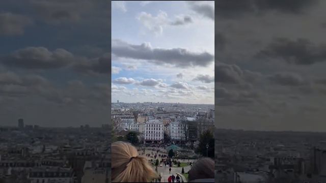 Basilica of the sacred heart and views of Paris #Paris #Basilica