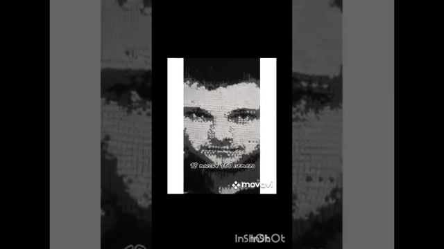 Портрет связан спицами. Схемы вязания фотографий смотреть онлайн