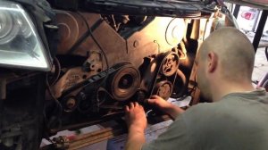 Замена ремня ГРМ на Ауди А8(GGA-Автосервис г.Москва)