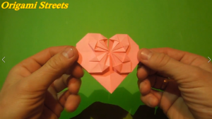 Оригами сердце из бумаги.mp4