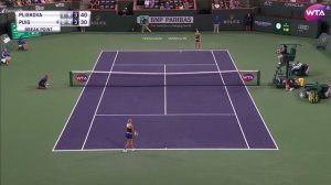 2017 BNP Paribas Open Second Round | Karolina Pliskova vs Monica Puig | WTA Highlights